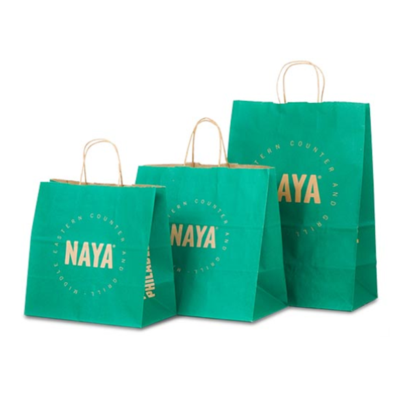 Custom Design Paper Bags – Multiple Sizes | Hot‑Stamp or Full‑Color Print