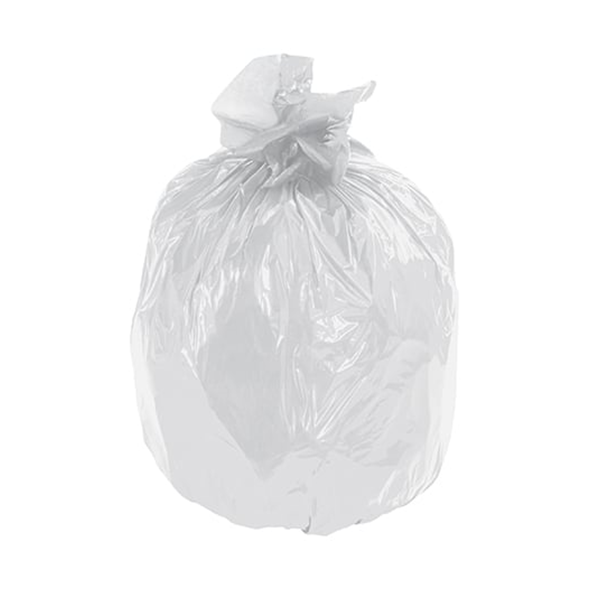 Clear 60 Gallon Heavy‑Duty Can Liners, 1.5 mil eq–100 count - Sameday Pack
