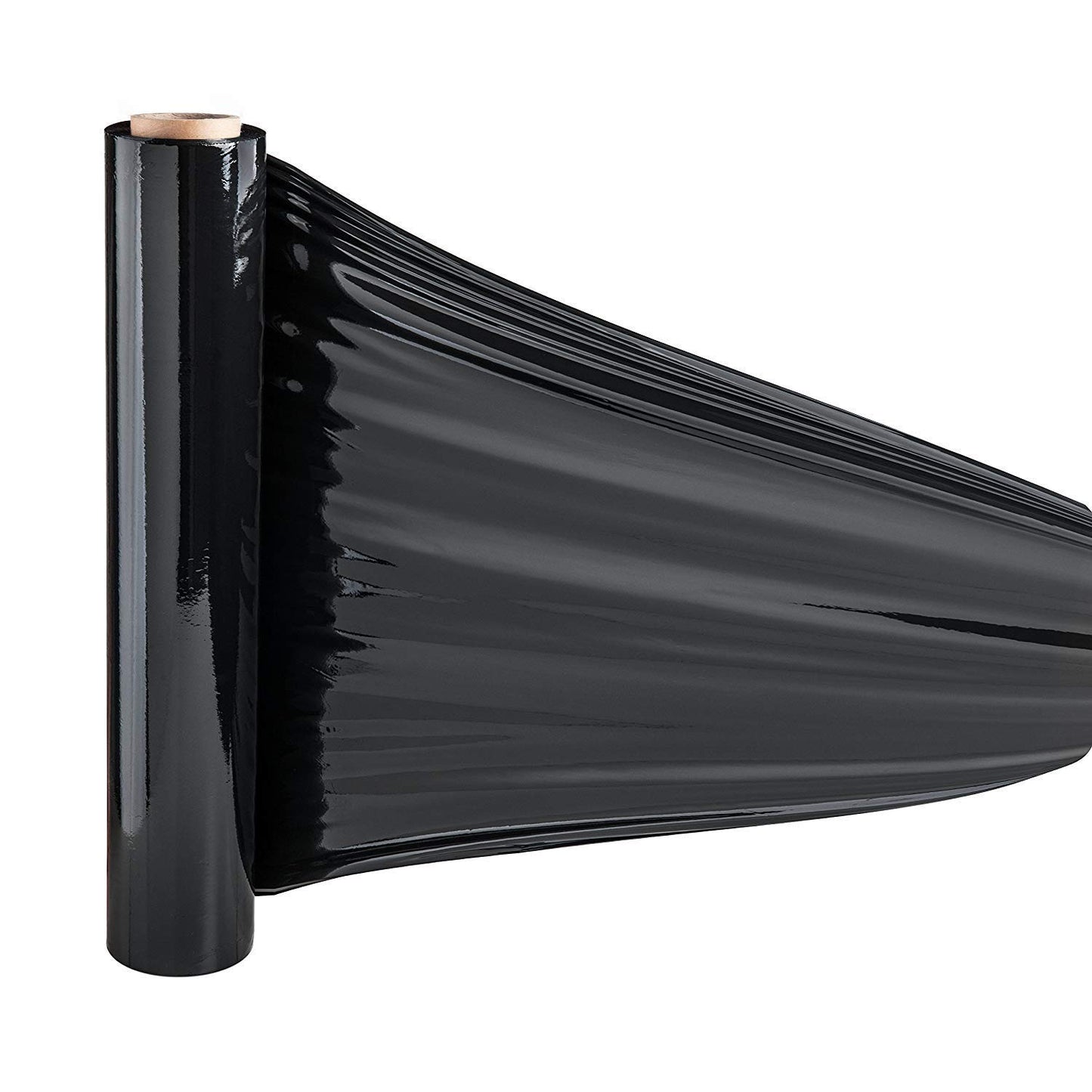 Black Stretch Wrap – 4 Rolls Case (1500 ft per Roll) | Heavy-Duty Pallet Film - Sameday Pack