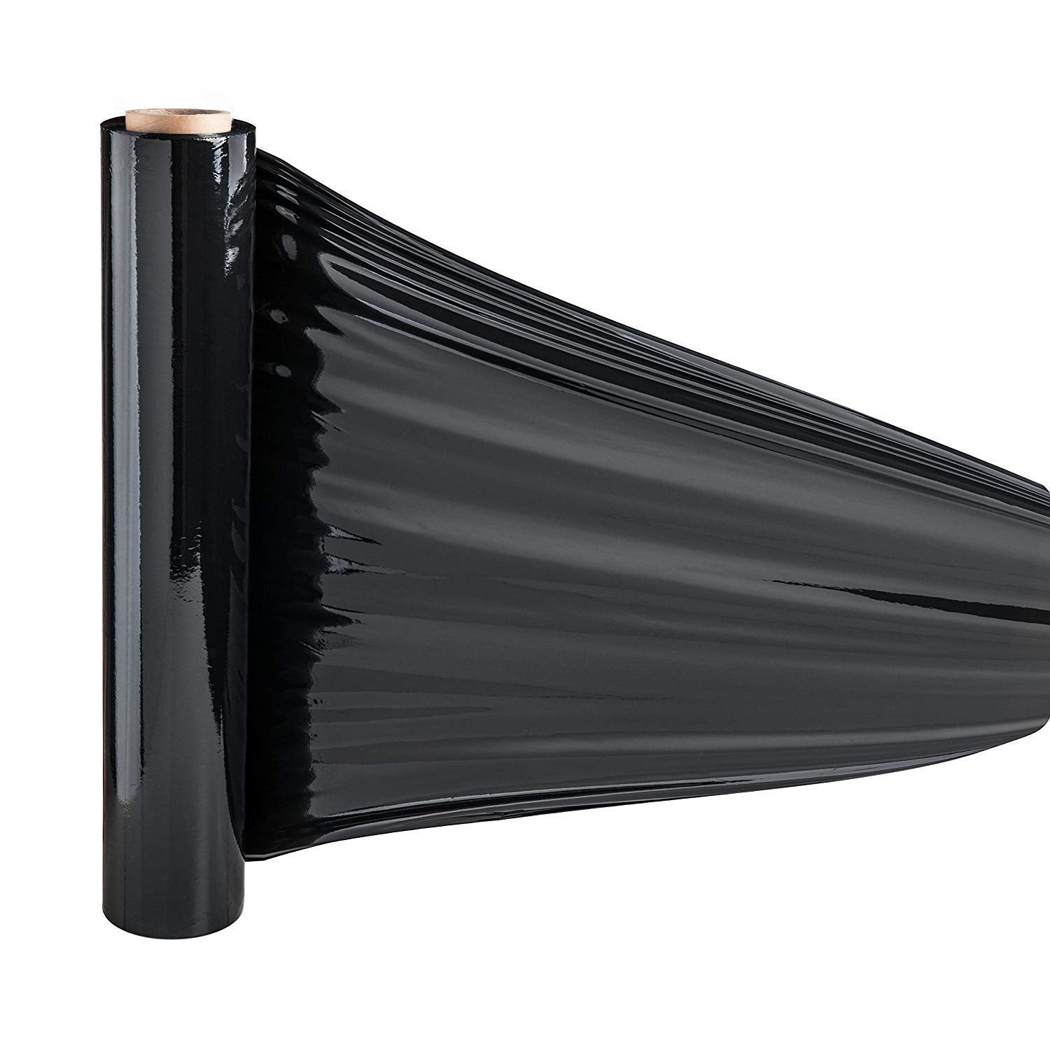 Black Stretch Wrap – 4 Rolls Case (1500 ft per Roll) | Heavy-Duty Pallet Film - Sameday Pack