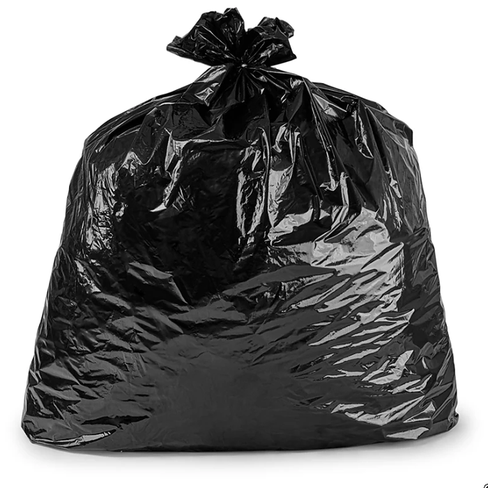 42 GALLON Heavy‑Duty CONTRACTOR BAGS – 3 Mil Thick, Black, 50‑Count - Sameday Pack
