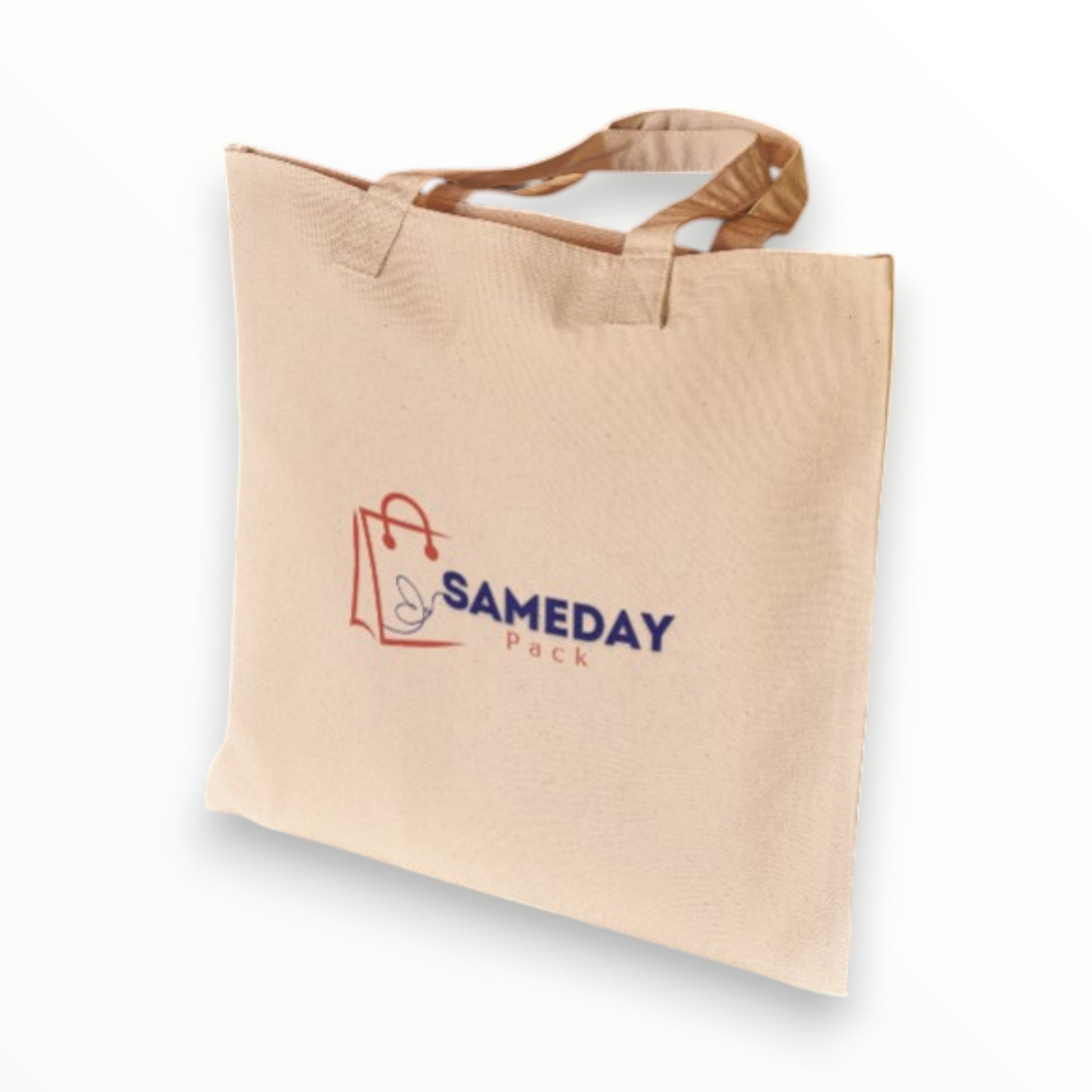 SAPEYKR Reusable Canvas Tote Bag – Large 13.8x16 Inch Grocery & Beach Bag