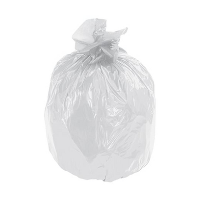 Clear 60 Gallon Heavy‑Duty Can Liners, 1.5 mil eq–100 count - Sameday Pack 