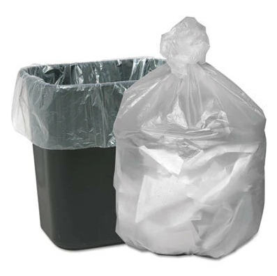 Clear 60 Gallon Heavy‑Duty Can Liners, 1.5 mil eq–100 count - Sameday Pack 