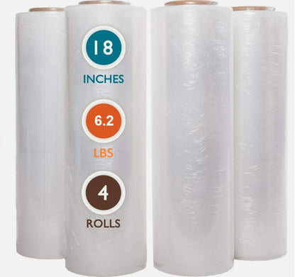 Machine Stretch Wrap-Clear | 20″ x 5000′ 70 Gauge *Min order applies - Sameday Pack 