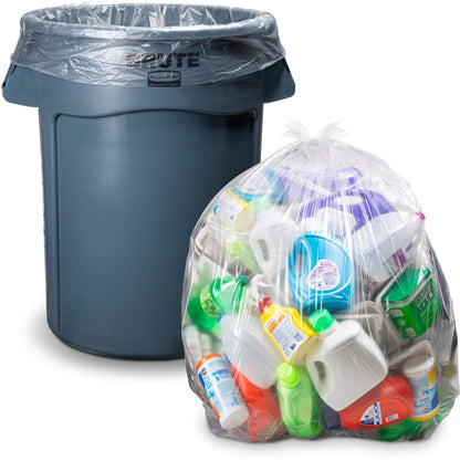 10 GALLON CAN LINER Trash Bags (24″ × 24″) – 1000‑Count (Coreless Rolls, 6-8 Micron) - Sameday Pack 