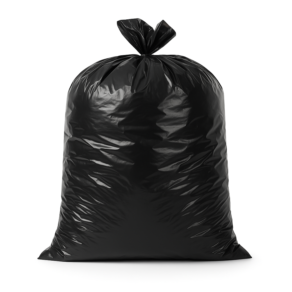 56-60 Gallon Heavy Duty, Black ‑ Can Liners, 1.2 mil –100 count  2cases - Sameday Pack