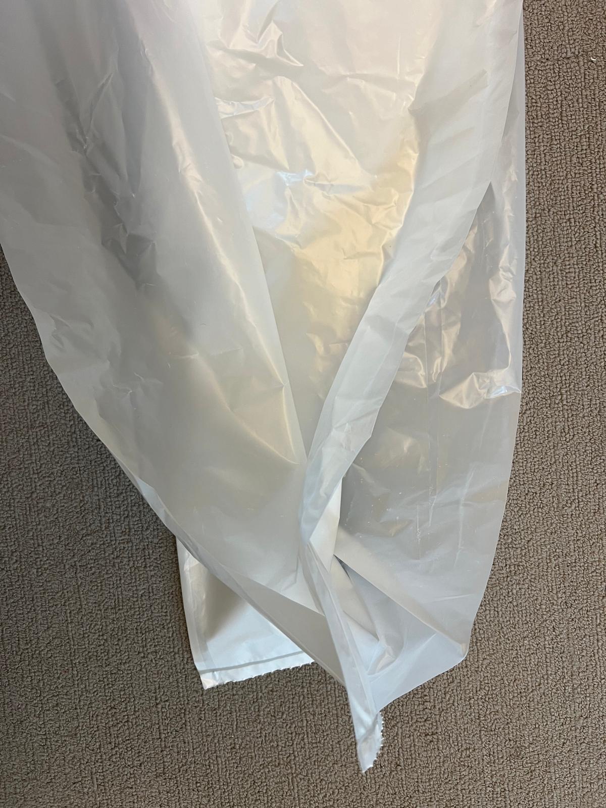 33 Gallon 1.5 Mil Clear Trash Bags – Heavy‑Duty Commercial & Home Use, 100 count - Sameday Pack 