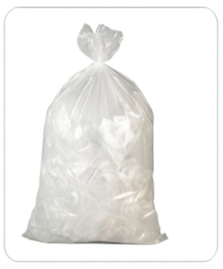 33 Gallon 1.5 Mil Clear Trash Bags – Heavy‑Duty Commercial & Home Use, 100 count - Sameday Pack 